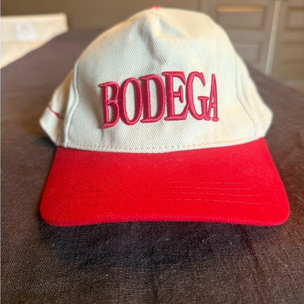 Bodega Red and Cream Women's Hat
